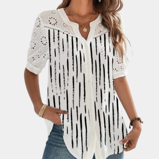 Blouse d’été élégante pour femme – Légère, respirante et chic
