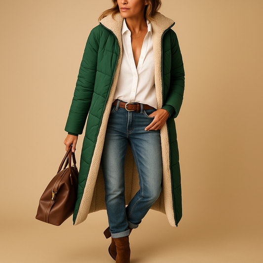 Manteau long d’hiver pour femme